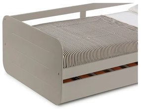 Сиво детско легло с разтегателно легло , 90 x 190 cm Redona - Marckeric