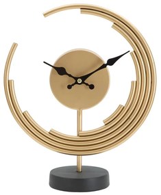 Настолен часовник в декор на златна луна - Mauro Ferretti