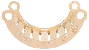 Люлка от масивен бор в естествен цвят 39x75x38 cm Montessori – Meowbaby