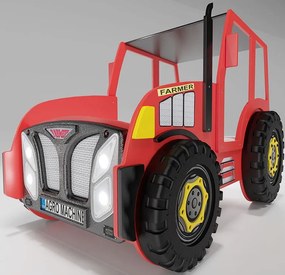 Детско легло Tractor-Kokkino
