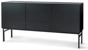 Черен нисък скрин 180x89 cm Edge by Hammel - Hammel Furniture