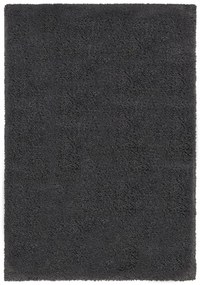Антрацитен килим 140x200 cm - Flair Rugs