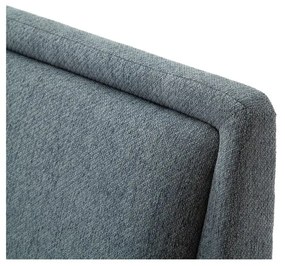 Зелено/синьо двойно легло 180x200 cm тапицирано без ламелно дъно Frieda – Meise Möbel