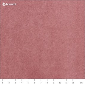 Розов кадифен разтегателен диван с място за съхранение 247 cm Lazaro – ELTAP