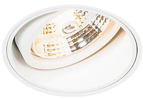 Модерен вграден прожектор бял без рамка - Impact 70