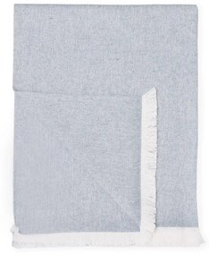 Синьо одеяло със съдържание на памук Лято , 140 x 180 cm Linen - Euromant