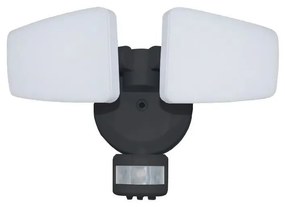 LED Екстериорен прожектор със сензор LED/24W/230V 3000/4000/6000K IP54 черен