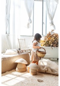 Кремав ръчно изработен памучен детски килим подходящ за пране 140x200 cm Pine Forest – Lorena Canals