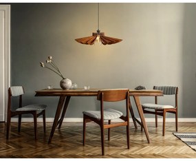 Висящо осветително тяло в естествен цвят ø 52 cm – Opviq lights