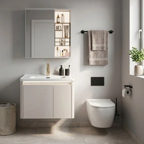 Комплект мебели за баня с мивка DE07-60 Beige 60CM