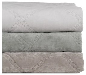 Сиво капитонирано покривало за легло 180x260 cm – Ixia