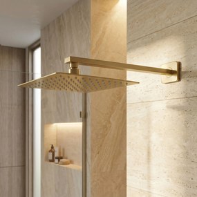 Квадратен душ пита REA JS-P015BG 25cm Brush Gold