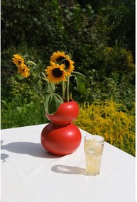 Червена керамична ваза (височина 36 cm) Tuga – noo.ma