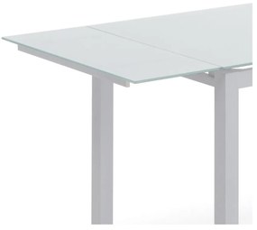 Сгъваема маса за хранене със стъклен плот 70x110 cm Fast - Tomasucci
