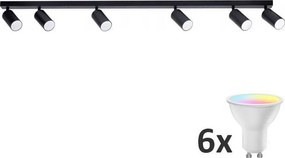 LED RGBW точково осветително тяло ANGIE 6xGU10/6,5W/230V