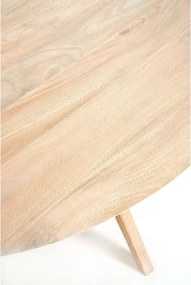 Кръгла трапезна маса от масивно манго ø 120 cm Quenza – Light &amp; Living