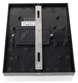 Външна стенна лампа черна IP44 с LED с датчик за здрач - Dualy