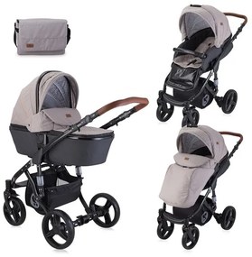 Детска комбинирана количка RIMINI LORELLI - String&Black