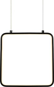 Полилей Frame LED square-Черен-дължина: 22 См.