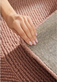 Теракотен ръчно изработен вълнен килим 200x300 cm Calmio – Hanse Home