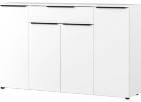 Бял нисък скрин 161x101 cm Mailand - Germania