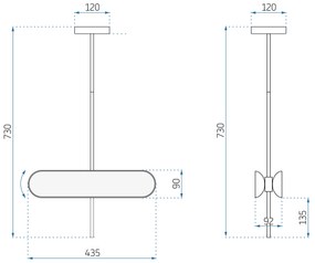 Лампа LED APP832-CP GOLD