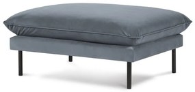 Отоман от сиво кадифе , 100 x 80 cm Vienna - Cosmopolitan Design
