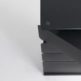 Черен метален скрин 37x72,5 cm Joey - Spinder Design