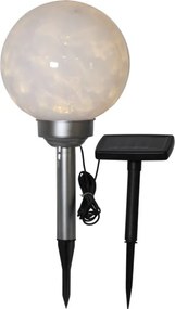 Външно кръгло соларно LED осветително тяло Luna, ø 20 cm M-Twinkle - Star Trading