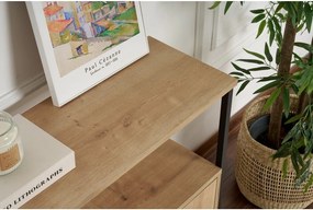 Конзолна маса от декор от дъб в светло естествен цвят 29,5x120 cm Solace – Kalune Design