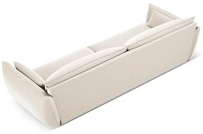 Бежов кадифен диван 248 cm Vanda – Mazzini Sofas