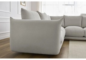 Светлосив ъглов диван Ernest – Bobochic Paris