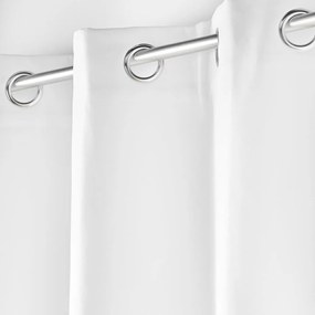 Бяло термо звукоизолиращо перде от микрофибър 135x180 cm Micropolar – douceur d'intérieur