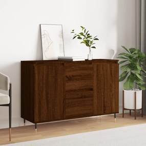 827203 vidaXL Сайдборд, кафяв дъб, 104x35x70 см, инженерно дърво