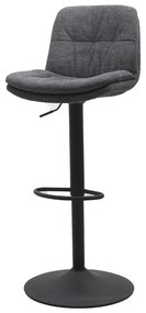 Тъмносив бар стол с регулируема височина Colville – Unique Furniture