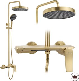 Комплект за душ Rea Vision Brush Gold