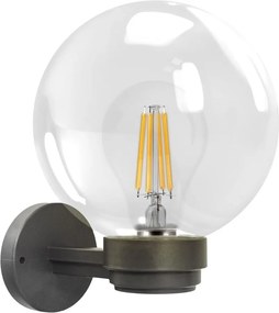 Brilagi - Външно стенно осветително тяло HARBOR 1xE27/40W/230V IP33 антрацит/прозрачно