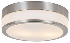 Модерна външна таванна лампа стомана 28 см IP44 - Flavi