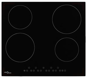 Sonata Керамичен плот с 4 котлона, сензорен контрол, 6000 W