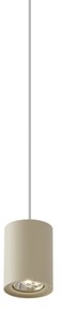 Модерна висяща лампа бежова с бяло за релсова система 1-фазна GU10 70mm - Iconic Holt