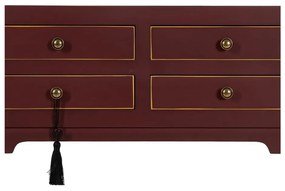 Кафява конзолна маса 26x63 cm Diana – Ixia