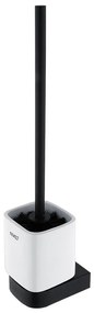 NIMCO NKC 30094KN-90 - Четка за тоалетна със стенен монтаж NIKAU бял/матов черен