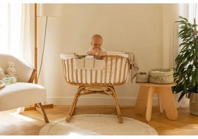 Светлозелени текстилни детски кутии за съхранение в комплект от 2 бр. ø 30x20 cm Bambie Olive – Lorena Canals