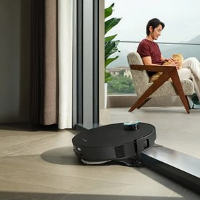 Прахосмукачка робот Dreame X60 Ultra RLX86DE, 35000 Pa, 180 мин, 0.2 л, VersaLift, OmniSight AI, Автоматично дозиране и самопочистване, Гласови команди, Черен