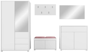 Мебели за антре Gesita V-Leuko-Roz