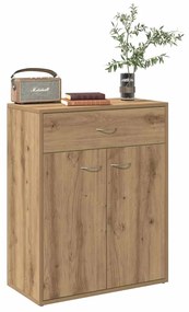 855897 vidaXL Сайдборд, дъб артизан, 60x30x75 см, инженерно дърво