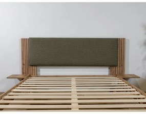 Зелено двойно легло с включена подматрачна рамка 140x190 cm Lior – Bobochic Paris