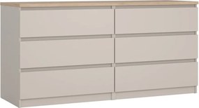 Кремав скрин 154x76x50 cm Naia – Tvilum