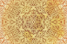 Тапет – Златна етническа Мандала