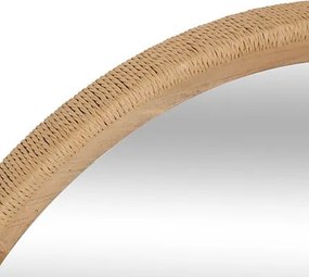 Огледало atmosphera Laia, Ø81.5 cm, Въже, MDF